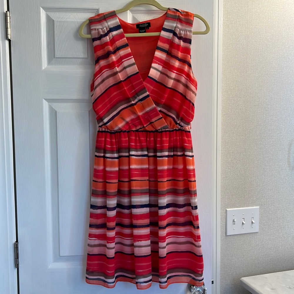 Bright colored pullover dress